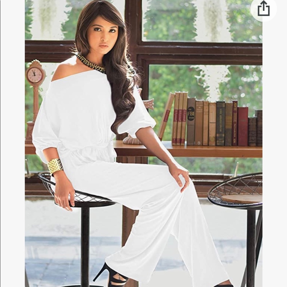 Koh Koh White Jumpsuit